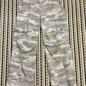 Wild Fable Beige Camouflage Cargo Pants
